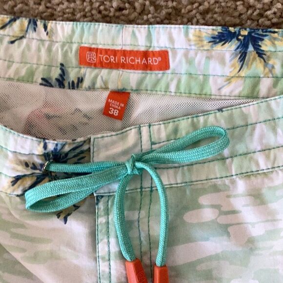 Tori Richard Hawaiian Swim Trunks Mesh Lined Shorts Men’s 38 - Picture 4 of 6